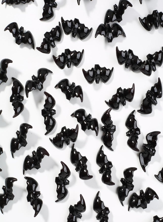 FXMHEHBB 350 Pcs Mini Resin Bats Halloween, Tiny Black Plastic Bat Figurines Halloween Decoration Party Favors Kids Small Gift Toy Home Decor - Image 4